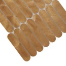 Dunin Allumi Pills Brass Gold 29,4x29,2 złota szczotkowana metalowa mozaika ścienna dekoracyjna