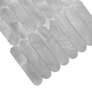 Dunin Allumi Pills Silver 29,4x29,2 srebrna szczotkowana metalowa mozaika ścienna dekoracyjna