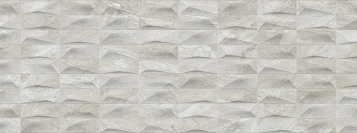 Płytka ścienna marmuropodobna w kolorze szarym, strukturalna powierzchnia, połysk Porcelanosa Cubic Indic 45x120 100300616