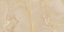 Beżowa płytka Marazzi Grande Marble Look Onice Beige Lux 60x120 cm MEX5 imitująca marmur z jasnymi i złotymi żyłkami