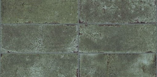 Płytka ścienna w kolorze zielonym, połysk Porcelanosa Brick Vetri Green L 33,3x59,2 100324045