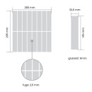 Mozaika dekoracyjna Raw Decor Stick wymiary