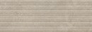 Płytka ścienna Marazzi Limestone Wall Sand 3D Mikado 40x120 MFCJ z ciepłym, taupe tłem i prążkowaną strukturą 3D