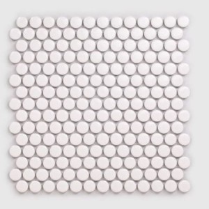  Raw Decor Candy Biały Połysk 27,4x27,4 mozaika dekoracyjna 