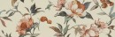 Płytka ścienna Marazzi Momenti Decoro Painting Avorio Touch 40x120 cm MF9F z motywem kwiatów malowanych akwarelą
