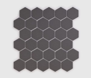 Raw Decor Heksagon Duży Antracyt Antypoślizg 27,1x28,1 mozaika dekoracyjna 