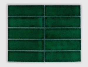 Raw Decor Metropolis Dark Green Połysk 6x20 mozaika ścienna dekoracyjna 