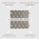 Mozaika dekoracyjna ścienna w kolorze szarym, połysk Raw Decor Constellation Dark Grey Połysk 29x30