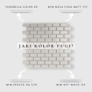 Mozaika dekoracyjna ścienno-podłogowa w kolorze jasnoszarym, połysk Raw Decor Mini Cegiełka Jasno Szara Połysk 30x30