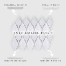 Mozaika dekoracyjna ścienna w kolorze białym, połysk Raw Decor Arabeska Mirage Biała Połysk 21,5x29,1