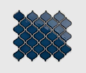 Raw Decor Arabeska Średnia Głębia Oceanu Połysk 24,5x29,3 mozaika dekoracyjna 