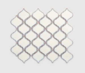 Raw Decor Arabeska Średnia Kremowa Połysk 24,5x29,3 mozaika dekoracyjna