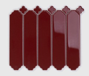 Raw Decor Cecile Rubin Połysk 25x22,8 mozaika ścienna dekoracyjna 