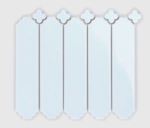 Raw Decor Cecile Baby Blue Połysk 25x22,8 mozaika dekoracyjna 