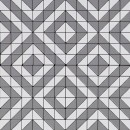 Mozaika dekoracyjna ścienno-podłogowa w kolorze szarym, matowa powierzchnia Raw Decor Aztec Mountain Grey Matowy 27,4x27,4