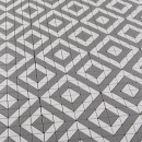 Mozaika dekoracyjna ścienno-podłogowa w kolorze szarym, matowa powierzchnia Raw Decor Aztec Mountain Grey Matowy 27,4x27,4