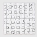 Mozaika szklana dekoracyjna ścienna w kolorze zielonym, matowa powierzchnia Raw Decor Cube Marble Carrara Matowy 29,4x29,4