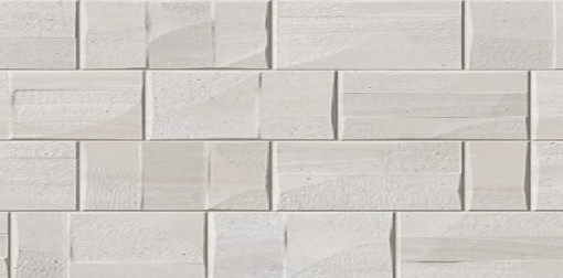 Płytka ścienna imitująca kamień, w kolorze beżowym, strukturalna, matowa powierzchnia Porcelanosa Block Butan Bone L 33,3x59,2 100324041