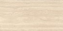 Beżowa płytka tarasowa o grubości 20 mm Marazzi Mystone Travertino20 Navona Strutturato 60x120 cm MN3U z wyraźną, strukturalną powierzchnią imitującą naturalny trawertyn z jego charakterystycznymi, poziomymi warstwami i porowatością