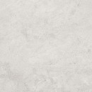 Jednolita, jasnoszara płytka ścienna bądź podłogowa imitująca kamień Marazzi Naturalia Bianco 60x60 cm MJWN z subtelną, matową teksturą i delikatnymi, jaśniejszymi i ciemniejszymi niuansami na całej powierzchni