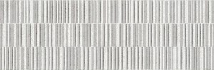 Marazzi Naturalia Bianco Struttura Codex 3D 33x100 MENF szara płytka strukturalna ścienna imitująca kamień 