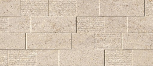 Płytka ścienna imitująca kamień, w kolorze kremowym, strukturalna, matowa powierzchnia Porcelanosa Block Dorcia Marfil 59,6x150 100354832