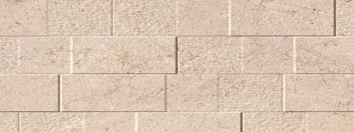 Płytka ścienna imitująca kamień, w kolorze kremowym, strukturalna, matowa powierzchnia Porcelanosa Block Dorcia Marfil 45x120 100354980