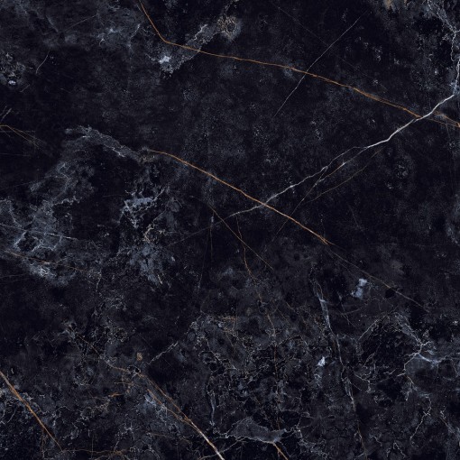 Płytki gresowe w kolorze czarnym imitujące kamień, wykończenie wykonane w wysokim połysku, Prime Ceramics Windy Natural High Glossy 60x60
