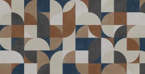 Marazzi Poster Decoro Zone 60x120 MADE dekoracyjna płytka multikolor z geometrycznym wzorem