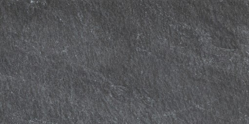 Płytka gresowa w kolorze czarnym imitująca beton, strukturalna o wykończeniu matowym, Refin Primal Coal Struttura 60x120