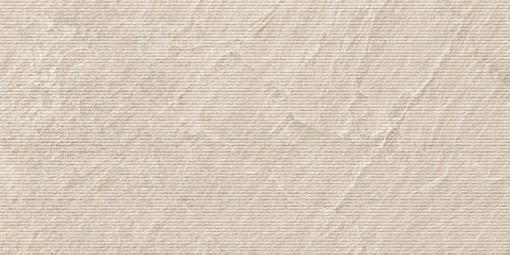 Płytka gresowa strukturalna w kolorze kremowym imitująca kamień, wykończenie matowe, Marmara Ardena Chisel Ivory 60x120