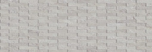 Płytka ścienna  w kolorze srebrnym, matowa, strukturalna powierzchnia Porcelanosa Deco Image Silver 33,3x100 100294391