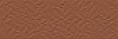 Ciemnobrązowa płytka ceramiczna Marazzi Racconti Terracotta Struttura 3D Segmenti MCYY o wymiarach 30x90 cm, z trójwymiarowym, geometrycznym wzorem złożonym z wypukłych segmentów i linii, tworzących powtarzalny, abstrakcyjny deseń