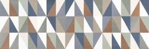 Marazzi Racconti Decoro Multiplo Touch 30x90 MCZX płytka ścienna dekoracyjna z geometrycznym wzorem