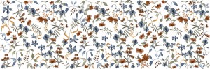 Marazzi Racconti Decoro Pensieri Touch 30x90 MD1A płytka ścienna dekoracyjna z kwiatowym motywem