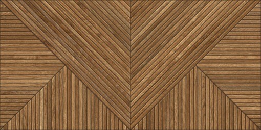 Płytka ścienna w kolorze brązowym imitująca drewno, wykończenie matowe, Cristacer Morris Wood Stick Cherry 60x120