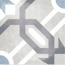 Płytka ścienna w kolorze szarym patchworkowa, wykończenie matowe, Idea Ceramica Cementine Luce Mix Matt 20x20