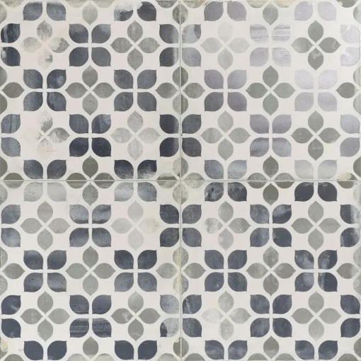 Płytka gresowa rustykalna wielokolorwa, wykończenie matowe, El Molino Calvin Azul Rect. 58x58