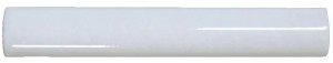 Equipe Pencil Bullnose Artisan White 3x20 biała płytka wykończeniowa