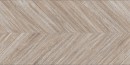 Płytka gresowa, podłogowa w kolorze brązowym imitująca drewno, wykończenie powierzchni matowe, Prissmacer Chevron Terra Matt 60x120