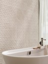 Płytka ścienna imitująca kamień, w kolorze beżowym, strukturalna, matowa powierzchnia Porcelanosa Neo Saddle Topo 45x120 100363988