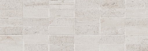 Płytka ścienna imitująca kamień, w kolorze beżowym, strukturalna matowa powierzchnia Porcelanosa Mosaico Rodano Caliza 33,3x100 100291976