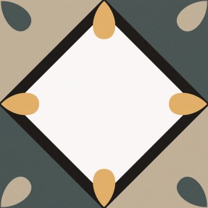 Equipe Bauhome Korola Cold 20x20 płytki podłogowe patchwork