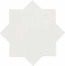 Płytka gresowa, podłogowa w kolorze szarym o kształcie gwiazdki , wykończenie powierzchni matowe, Equipe Kasbah Star Bone 16,8x16,8