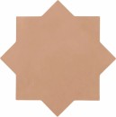 Płytka gresowa, podłogowa w kolorze beżowym o kształcie gwiazdki, wykończenie powierzchni matowe, Equipe Kasbah Star Terracotta 16,8x16,8
