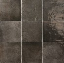 Płytki ścienne, cegiełki w kolorze czarnym, wykończenie powierzchni w połysku, Equipe Verticale Soot 10x10