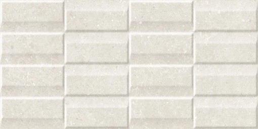 Płytka ścienna w kolorze beżowym, wykończenie powierzchni matowe strukturalne, Cifre Acron Exact Ivory Mate Xs Pb Rect. 30x60