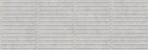 wzór 40x120.jpgPłytka ścienna w kolorze szarym, wykończenie powierzchni matowe ryflowane. Cifre Acron Raine Pearl Mate Xs Rect. 40x120
