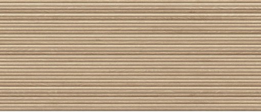 Płytka ścienna drewnopodobna z efektem boazerii, w kolorze brązowym, strukturalna powierzchnia Porcelanosa Canal London Arce 59,6x150 100363899