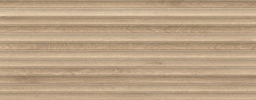 Płytka ścienna drewnopodobna z motywem boazerii, w kolorze brązowym, strukturalna powierzchnia Porcelanosa Deco London Arce 59,6x150 100363922